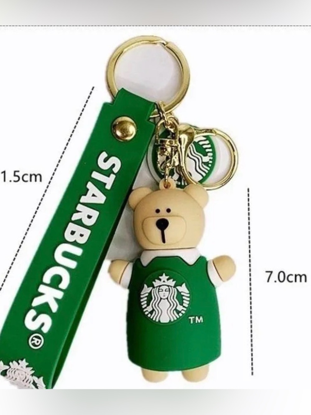 Starbucks Style Drink Cup Keychain Pendant Piece - Picture 10 of 12